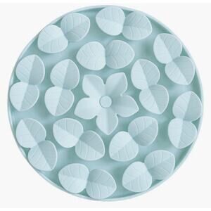Dexypaws Enrichment Snuffle Mat Sky Blue Circle Cat Or Dog Feeding Treat Pad